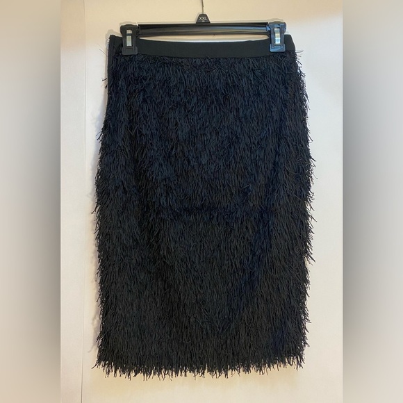 Endless Rose Fringed Black Skirt Lined Size Small New - Picture 2 of 10